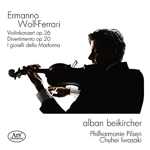 The image depicts a man playing the violin. #### Alt text: Man playing violin in silhouette against a white background with text overlay.