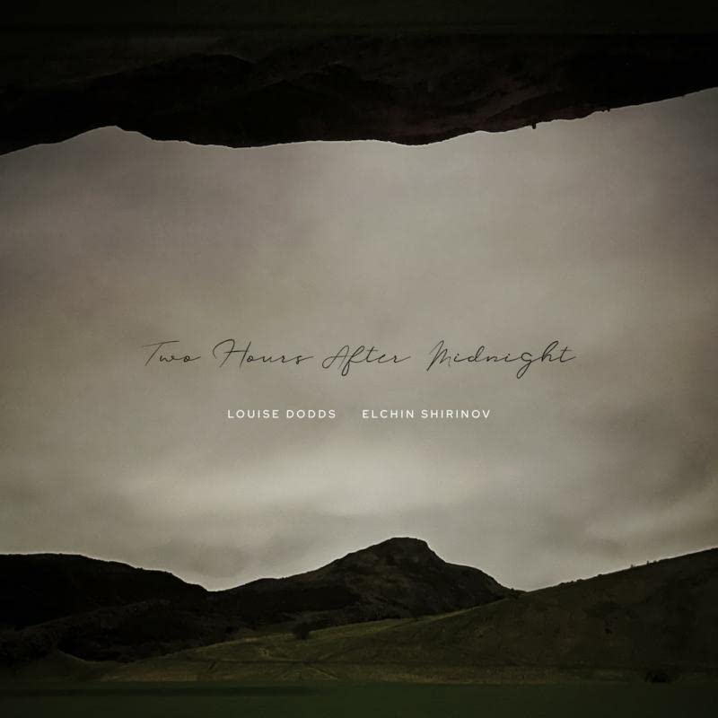 CD cover: mountain landscape with handwritten album title and artist names.