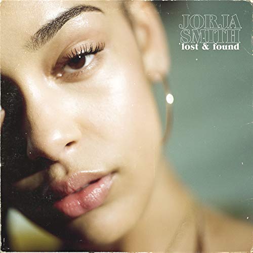 Jorja Smith’s “Lost & Found” CD cover featuring a close-up portrait.