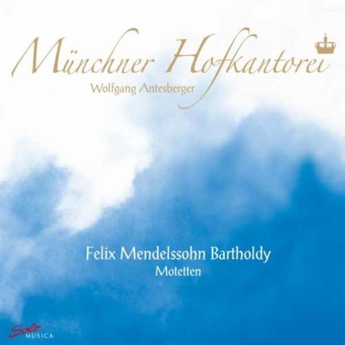 A CD cover with blue clouds, gold and white text, and a crown logo.