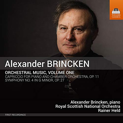 CD cover featuring composer Alexander Brincken’s portrait and album title.