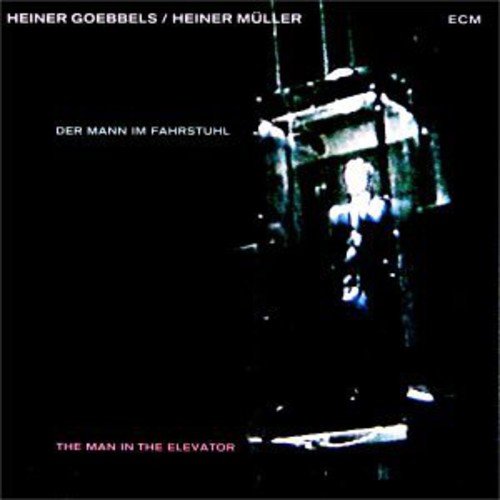 CD cover for “The Man In The Elevator” with a shadowy figure.