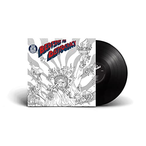 Dead Kennedys "Bedtime For Democracy" vinyl record with illustrated cover.