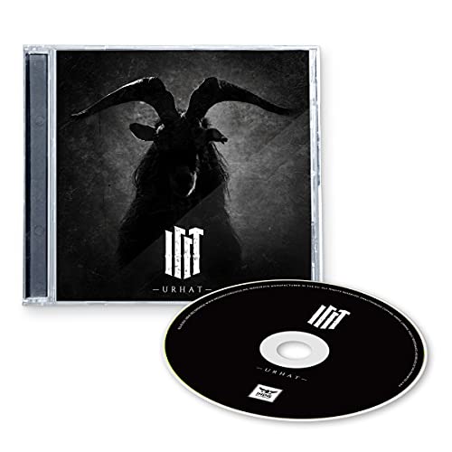 CD case and disc for Illt’s “Urhat,” featuring a goat’s head.