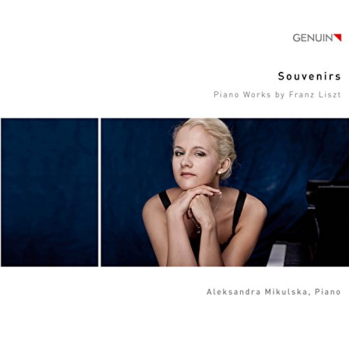 CD cover featuring pianist Aleksandra Mikulska, with album title "Souvenirs".