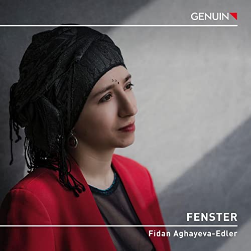 CD cover featuring a woman in a black headscarf and red jacket.