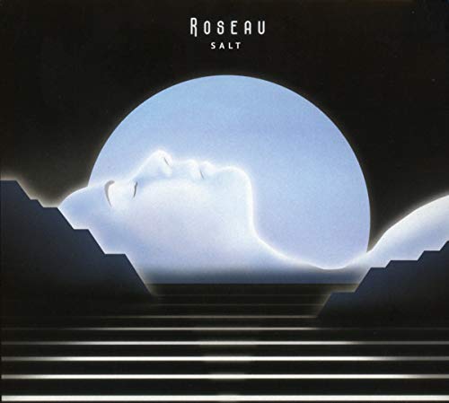 CD cover for Roseau’s “Salt” featuring a face within a glowing circle.