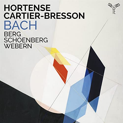 CD cover for Hortense Cartier-Bresson’s Bach, Berg, Schoenberg, Webern album.