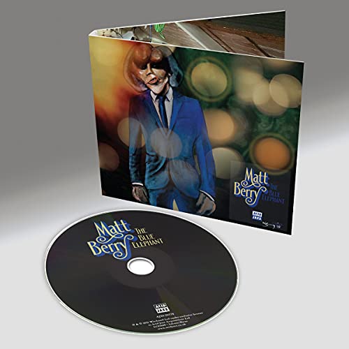 CD case and disc for Matt Berry’s “The Blue Elephant” album.