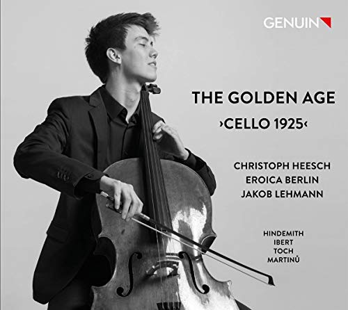 Black and white album cover featuring a cellist playing his instrument.