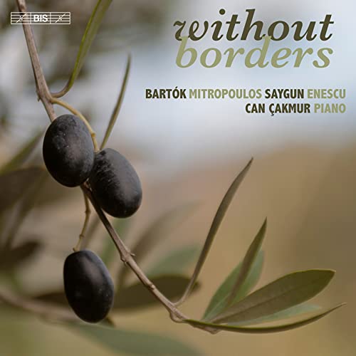 CD cover featuring olives on a branch with composer names and pianist.