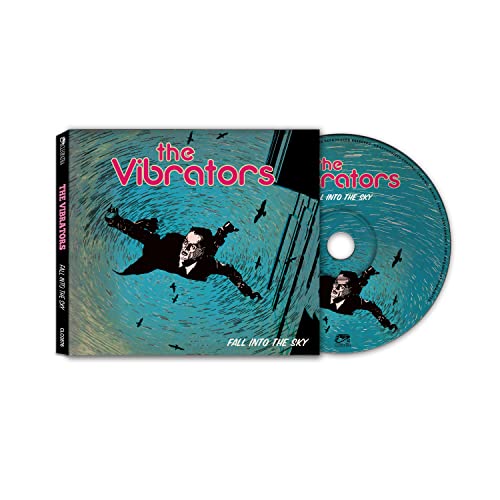 CD case and disc for "The Vibrators - Fall Into The Sky" album.
