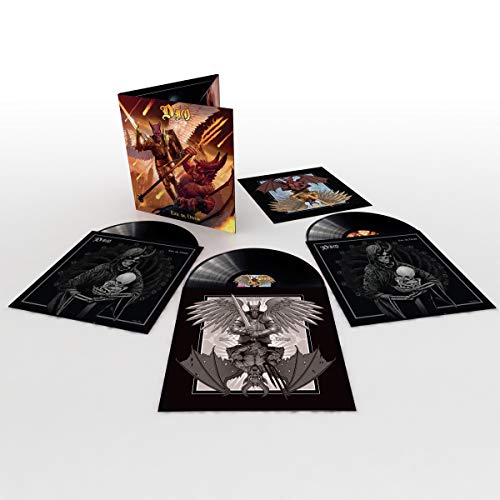 Dio vinyl record set with fantasy artwork of a warrior and dragon.