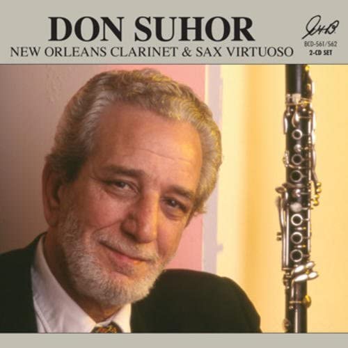 CD cover featuring portrait of Don Suhor with a clarinet.