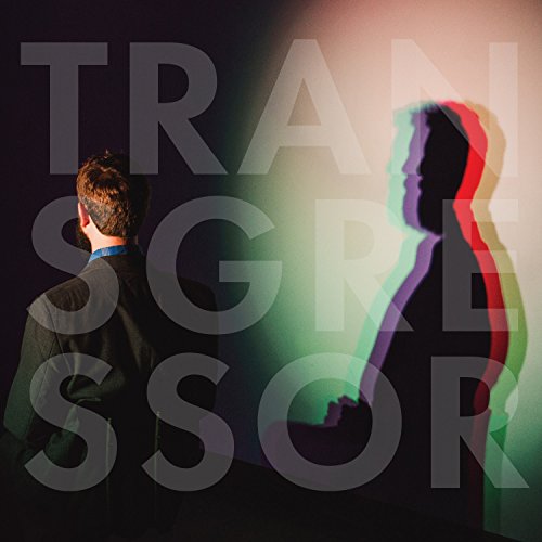 CD cover with a man’s back and distorted, colorful text overlay.