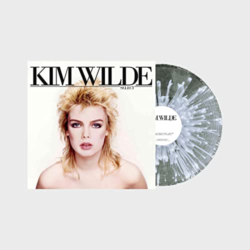 Kim Wilde “Select” vinyl record with clear and white splatter effect.