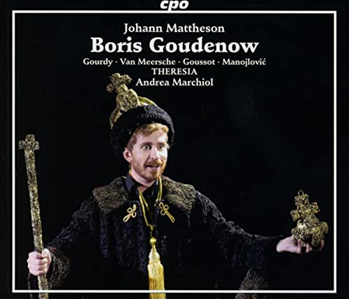 CD cover featuring a man in historical costume with ornate headwear.