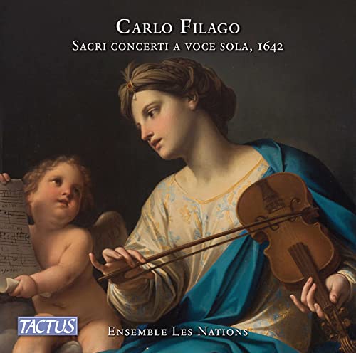 CD cover: painting of a woman with a violin and cherub.