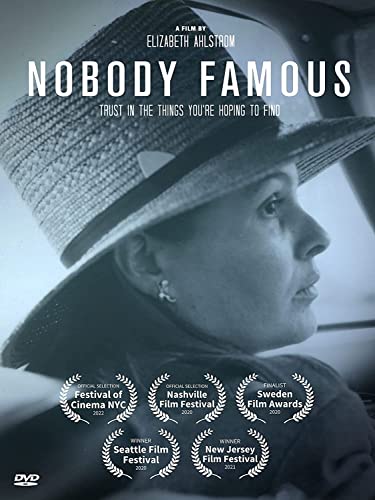 DVD cover for “Nobody Famous” featuring a woman in a straw hat.