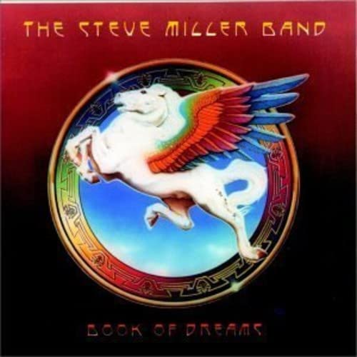 Steve Miller Band “Book of Dreams” vinyl album cover with a winged horse.