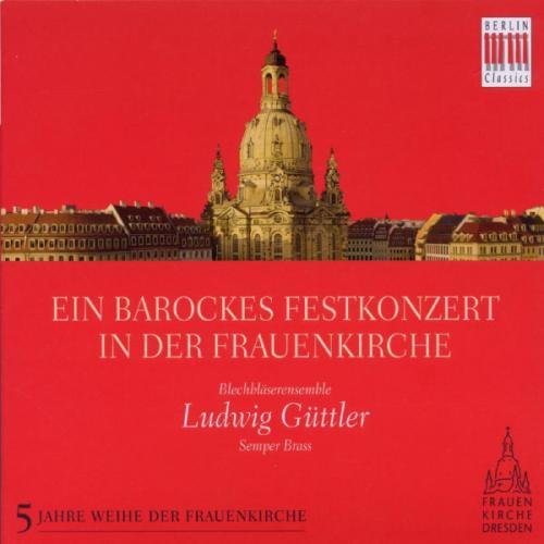 Red CD cover with a church illustration and white and black text.