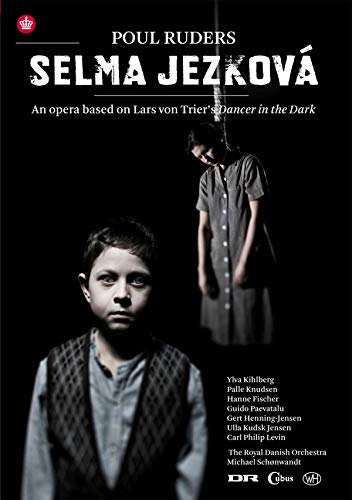 DVD cover for Selma Jezkova opera, featuring two figures in dark clothing.