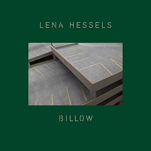The alt text for the image is: "A vinyl album cover with a gray concrete image on dark green."