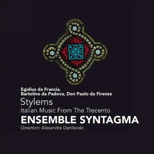 CD cover for "Ensemble Syntagma" featuring ornate gold design and text.
