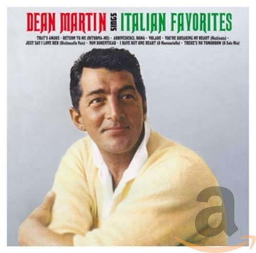 Dean Martin album cover, portrait of the singer in a sweater.