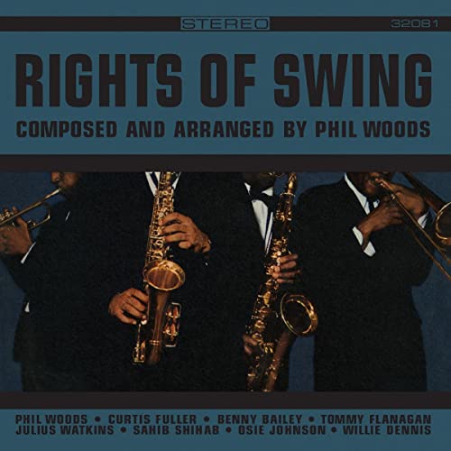 CD cover for Phil Woods’ “Rights Of Swing” featuring jazz musicians.