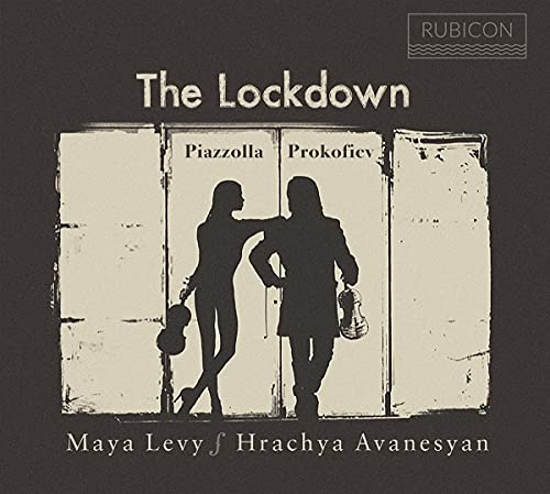 CD cover for Maya Levy’s “The Lockdown” featuring silhouetted musicians.