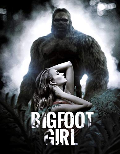 DVD cover with a woman and a large, hairy creature, titled "Bigfoot Girl".