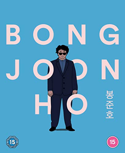 Bong Joon Ho Blu-ray collection box set with film imagery.