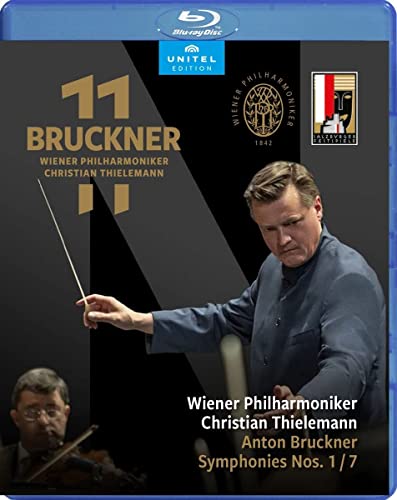 Blu-ray cover for Bruckner’s Symphony No. 11 featuring conductor Christian Thielemann.
