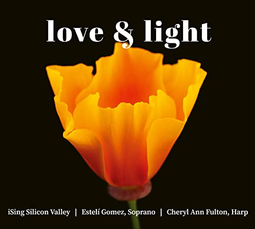 CD cover with a close-up of an orange poppy flower on black.