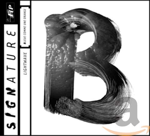 CD cover: black and white abstract brushstroke forming the letter "B".