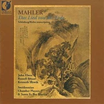 CD cover for Mahler’s “Das Lied von der Erde” with landscape art.