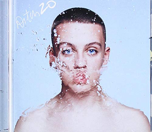 CD cover for Aitch2O featuring a portrait of Aitch with water splashes.