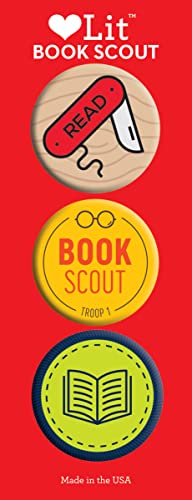 Book Scout 3-Button Assortment: LoveLit