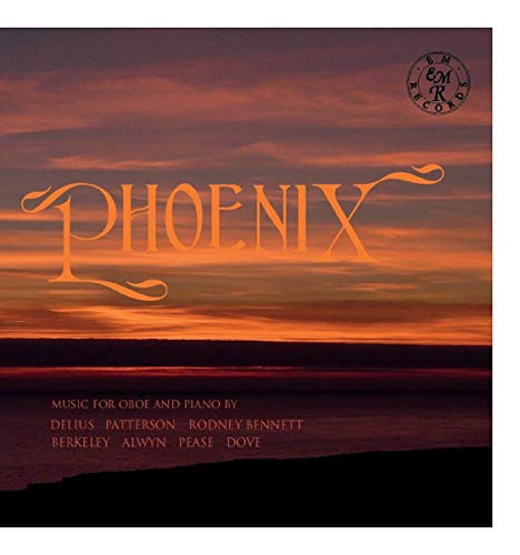 "Album cover with orange sunset and 'Phoenix' in large, stylized text."