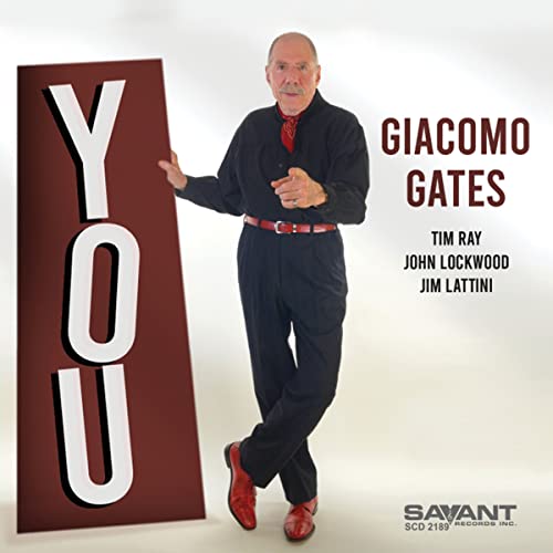 Giacomo Gates album cover featuring a man in a suit and large "YOU" text.