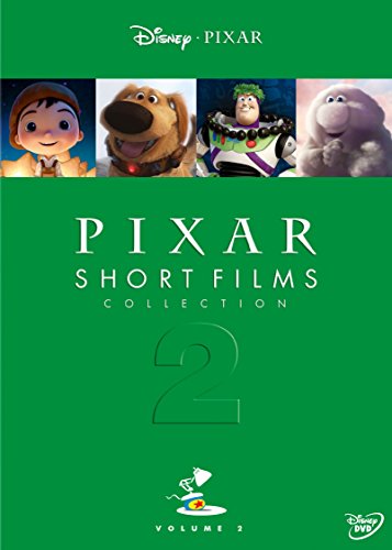 Green DVD cover with Disney Pixar logo and four cartoon characters at the top.