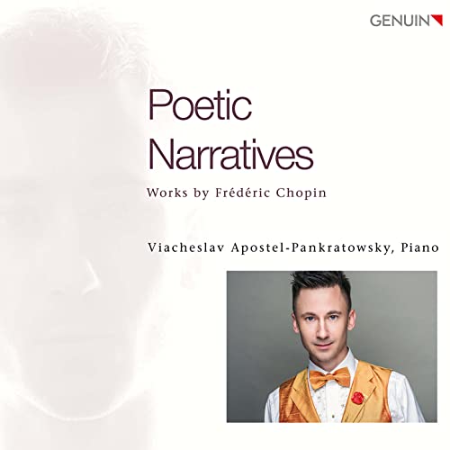 CD cover for "Poetic Narratives" featuring pianist Viacheslav Apostel-Pankratowsky.