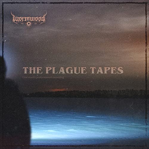 CD cover for Wormwood’s “The Plague Tapes” with a bleak, wintry landscape.