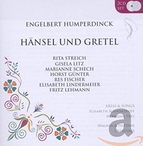 CD cover for Humperdinck’s “Hansel und Gretel” opera with floral design.