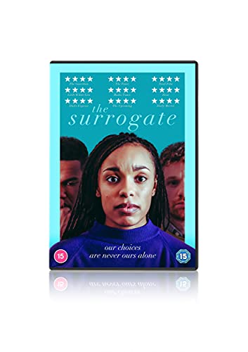 DVD cover for "The Surrogate" featuring three people’s faces.