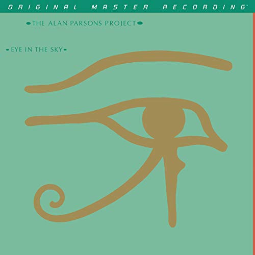 Album cover for The Alan Parsons Project’s “Eye In The Sky” featuring an eye symbol.