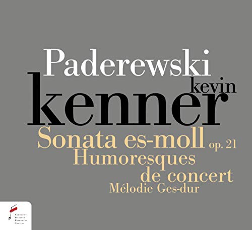 CD cover with bold white text: “Paderewski” and “kenner kevin”.