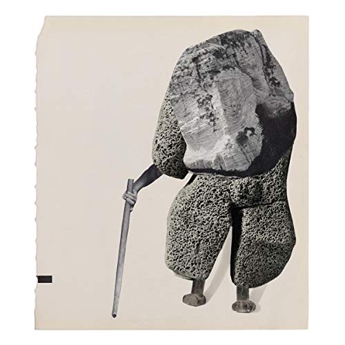 Album cover featuring a humanoid figure made of textured gray stone holding a staff.