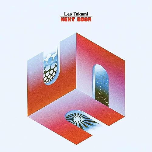 CD cover: abstract geometric shapes with arched windows, red and blue.